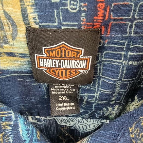 Harley-Davidson button-down shirt - Picture 4 of 5